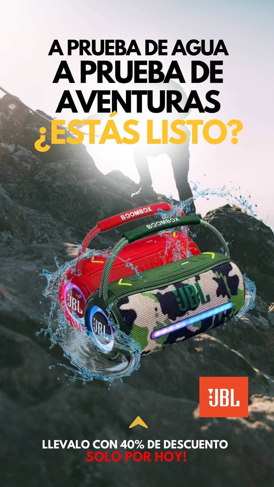 Bombox 360 | Potente parlante de 50 W de JBL