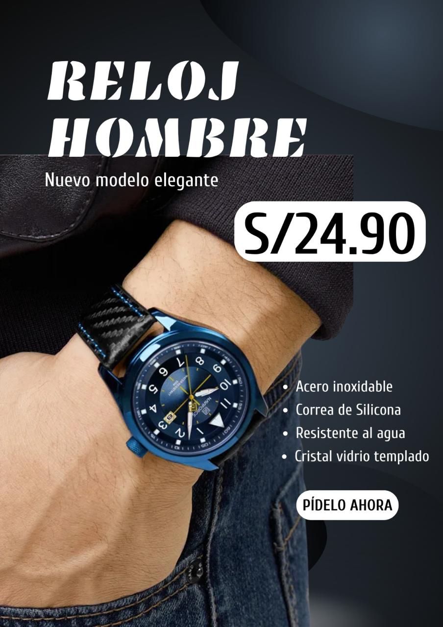!!!OFERTA POR TU COMPRA!!! RELOJ PARA HOMBRES