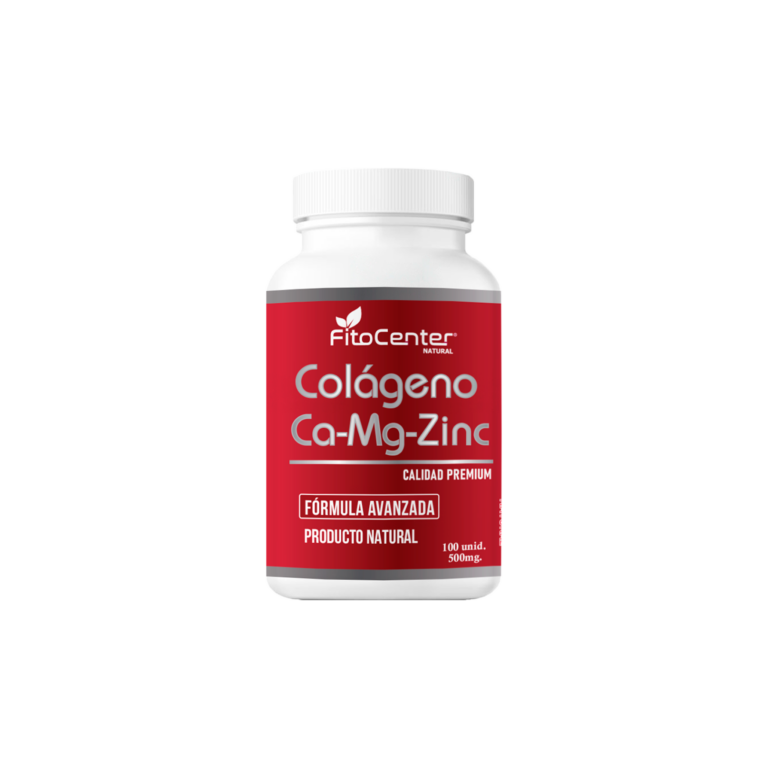 Colágeno Ca, Mg y Zinc | 100 unidades | 500mg