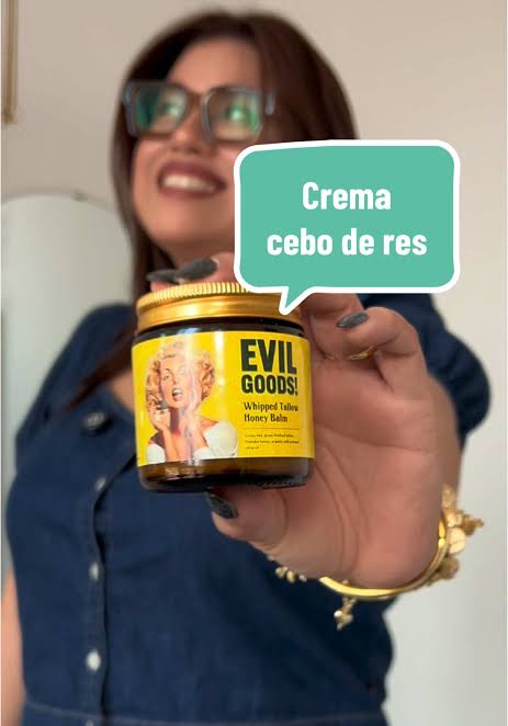 Evil Goods® Crema de Sebo de Res: El Secreto de Hollywood para una Piel Radiante