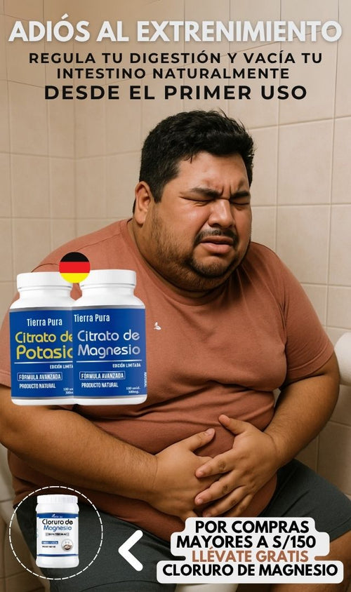 Duo Perfecto | Citrato de Magnesio y Citrato de Potasio | Mejora la Digestion