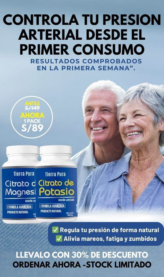 Duo Perfecto | Citrato de Magnesio y Citrato de Potasio | Mejora la Salud del corazon
