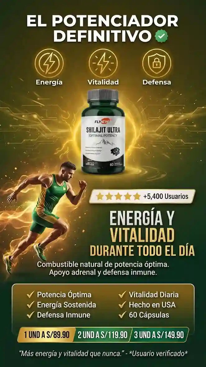 SHILAJIT ULTRA |  SUPLEMENTO ENERGIZANTE Y REVITALIZANTE – 60 CÁPSULAS