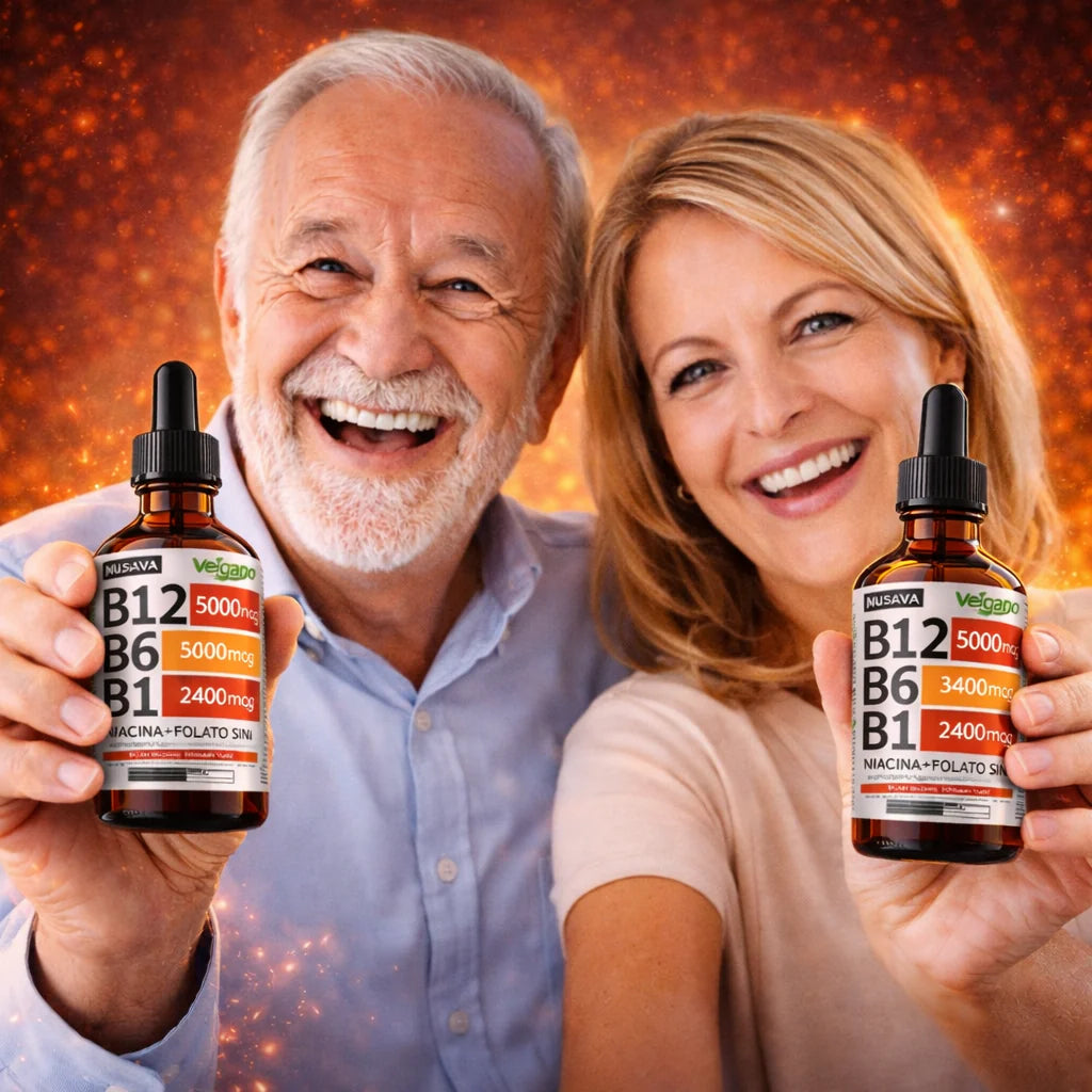 SUPLEMENTO LÍQUIDO DE VITAMINA B12 CON FRAMBUESA (2x1)