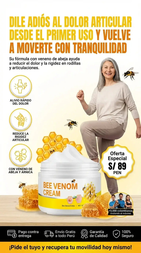 Veneno de abeja | Elimina el dolor muscular y articular