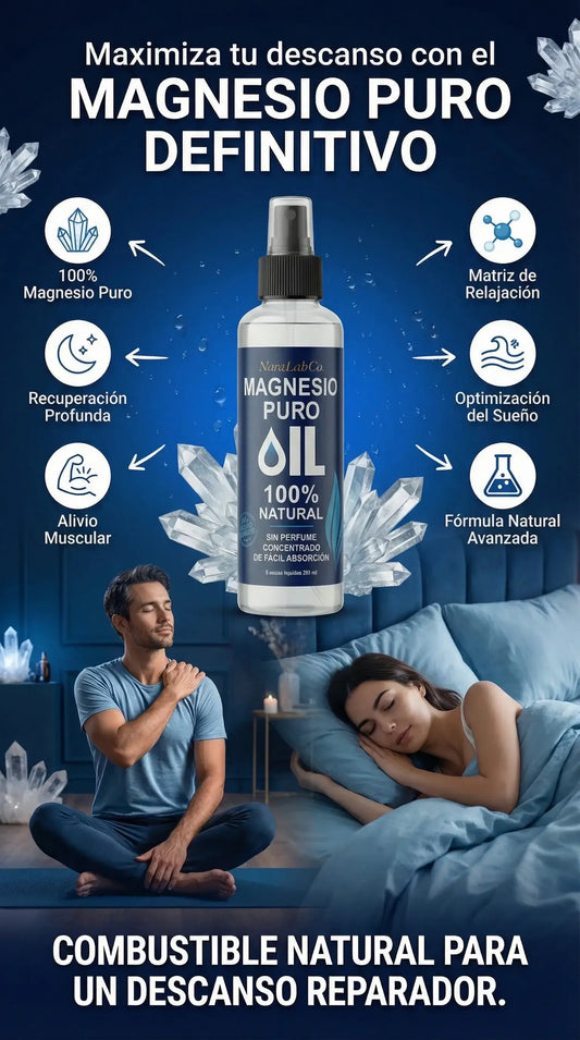 Magnesio Oil Puro | Elimina dolores Musculares y articulares