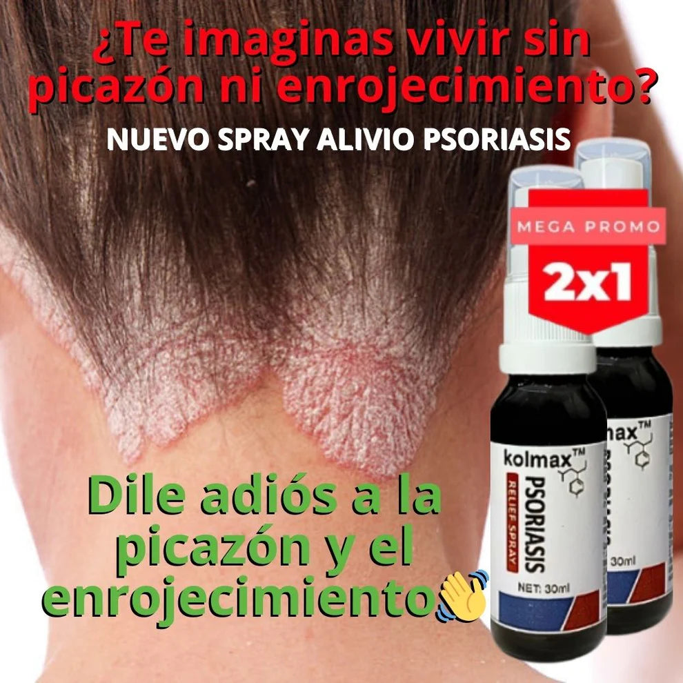 Spray Psoriasis | Adios a la picazon y descamacion | Oferta 2X1