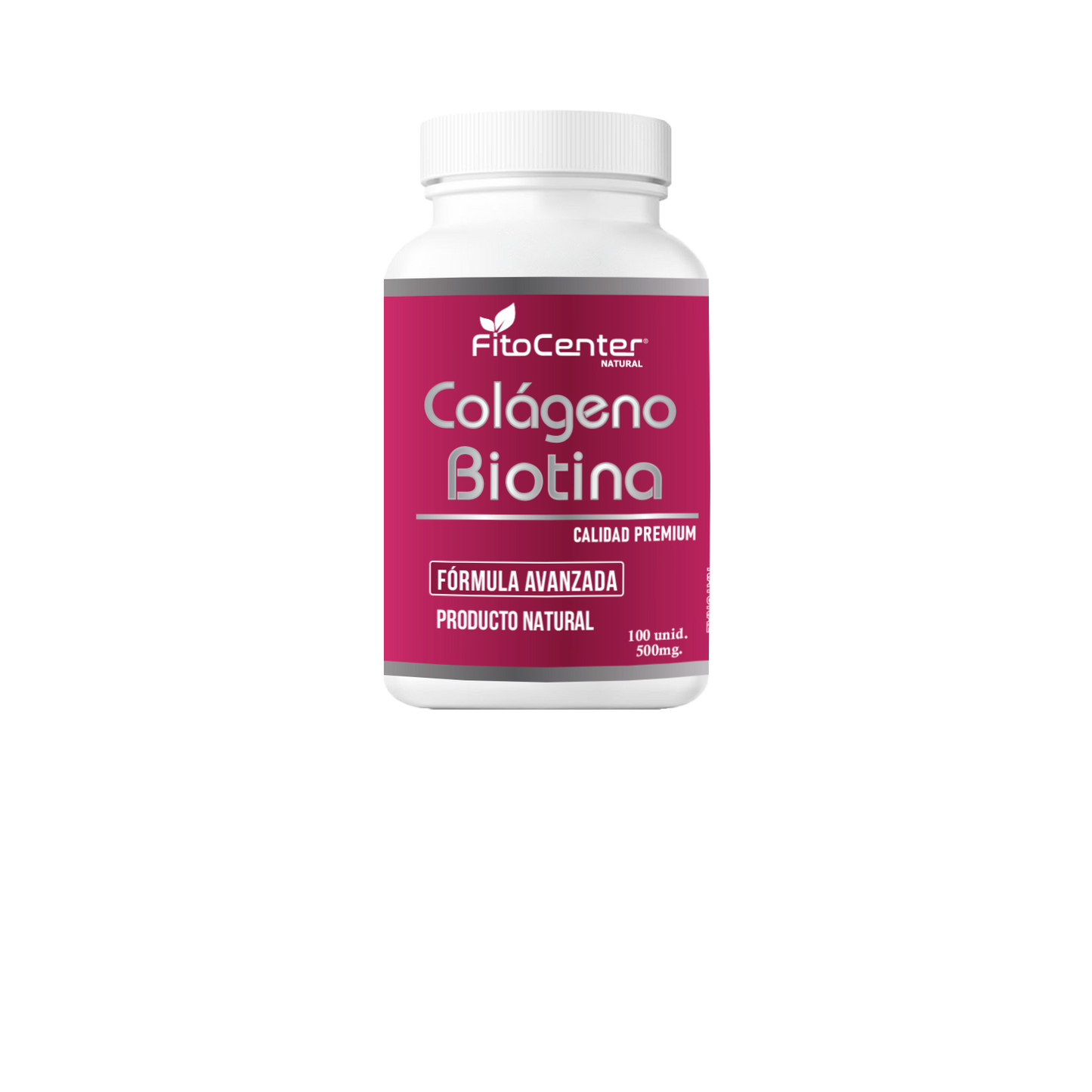 Colágeno con biotina | 100 unidades | 500mg