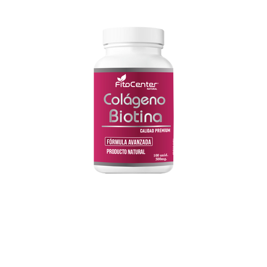 Colágeno con biotina | 100 unidades | 500mg